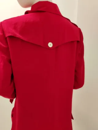 Giacca donna rossa taglia M