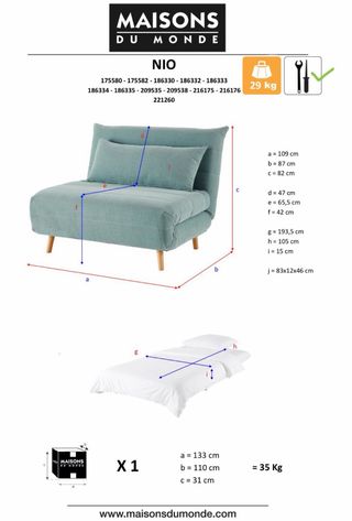 Sillón Cama Terciopelo rosa