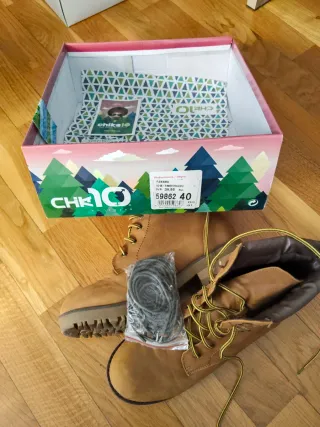 Botines Panamá Beige/Marrón Talla 40