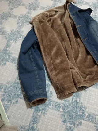 Giubbino Denim Uomo XXL - Imbottitura Pelliccia