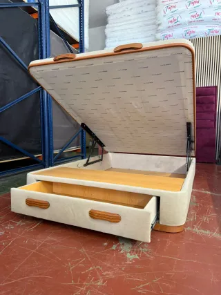 Colchón Visco 135x190 + Canapé Mixto