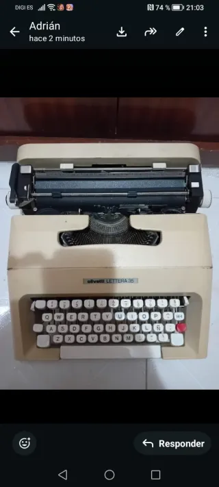 Olivetti Lettera 35 Máquina de Escribir
