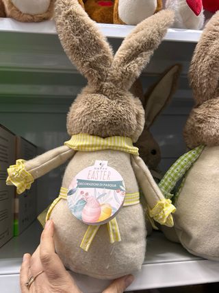 Peluche coniglietta Pasqua