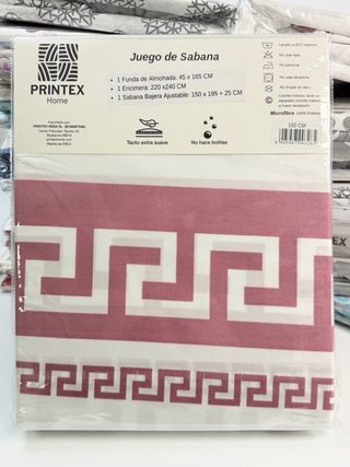 Juego Sábanas Verano 105cm