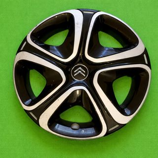 Tapacubos Citroën 16 Negro y Plata