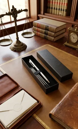 Bolígrafo de firma acero + 3 recargas. Precio unid