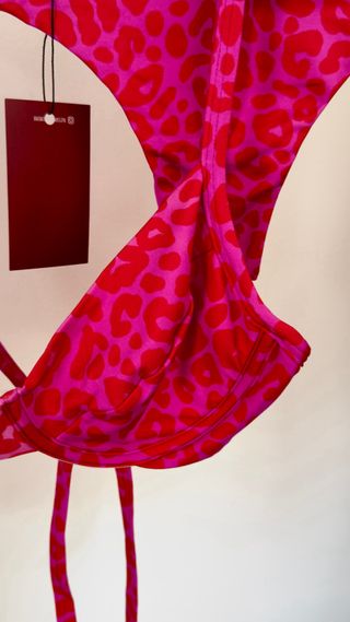 Bikini brasileño fucsia animal print
