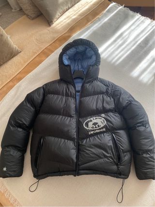 Abrigo Protect Reversible Negro/Azul