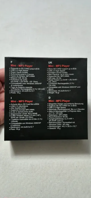 Lettore MP3 SUOMY