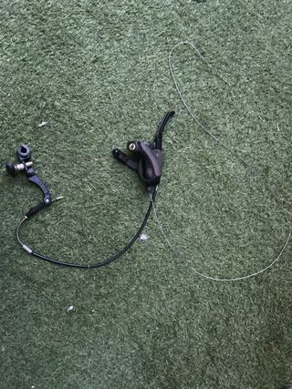 Bici de Montaña Gris y Naranja