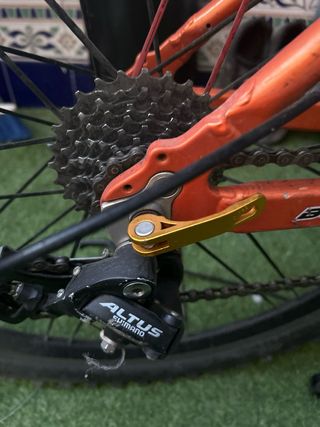 Bici de Montaña Gris y Naranja