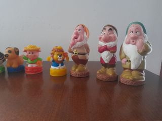 7 Animaletti e 3 Nani Giocattoli Plastica