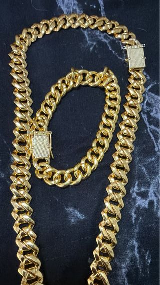 Cadena No Love Corazón Roto Oro