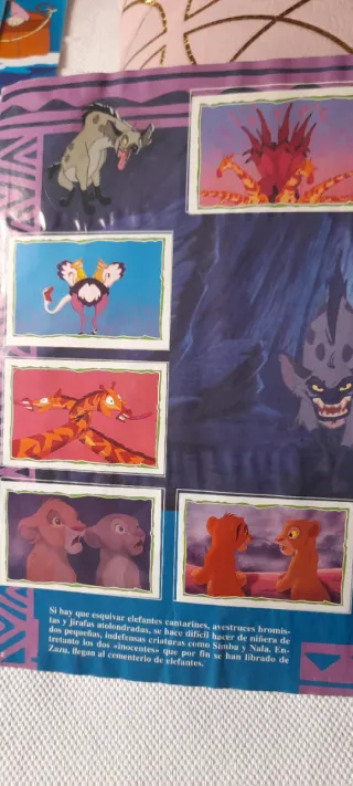 Álbum Cromos El Rey León Disney Panini