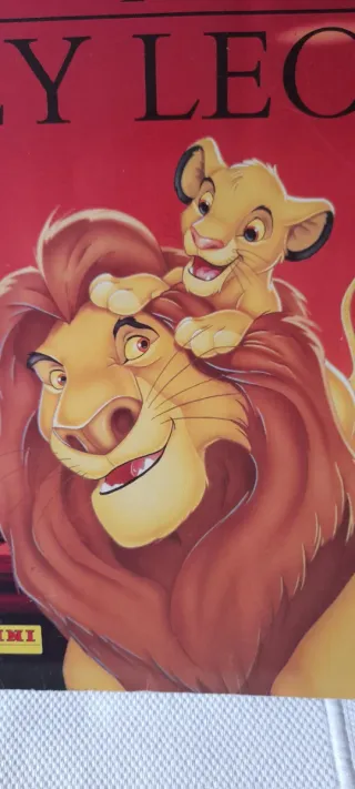 Álbum Cromos El Rey León Disney Panini