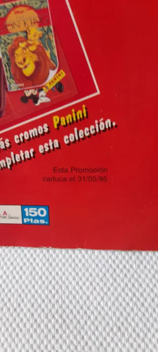 Álbum Cromos El Rey León Disney Panini