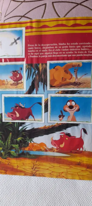 Álbum Cromos El Rey León Disney Panini