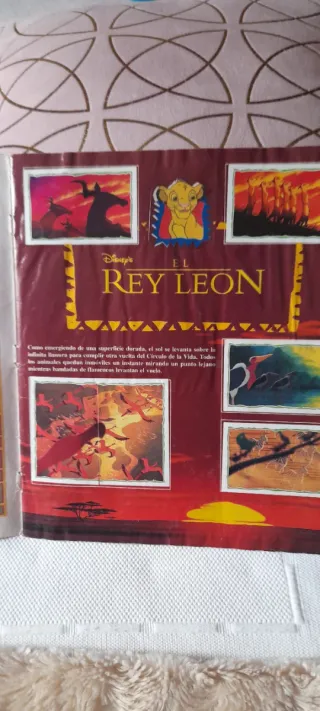 Álbum Cromos El Rey León Disney Panini