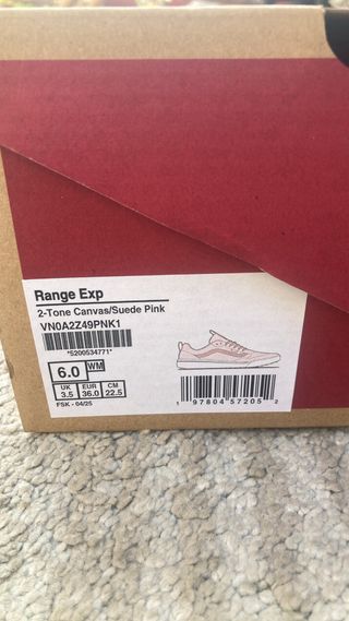 Zapatillas Vans rosas talla 36