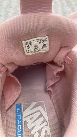 Zapatillas Vans rosas talla 36