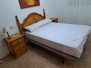 Cabecero de madera para cama de 135 cm