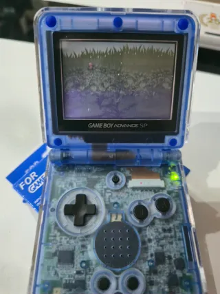 Game Boy Advance SP Azul Transparente