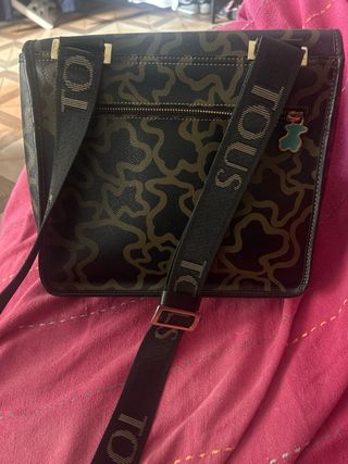 Bolso Tous Vintage Negro y Marrón