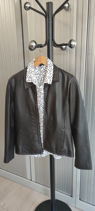 Blusa Cortefiel lunares talla L