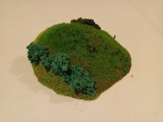 Escenografía colinas para wargames