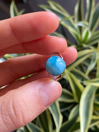 Anello con Larimar