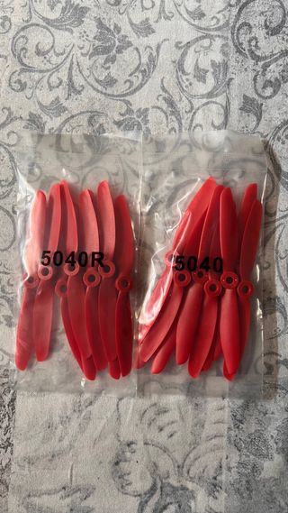Hélices 5040R Rojas (Pack)