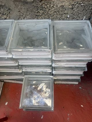 Bloques de cristal para construcción