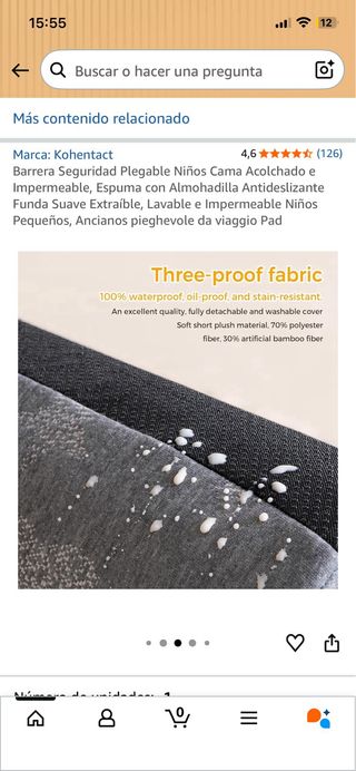 Barrera de seguridad, plegable