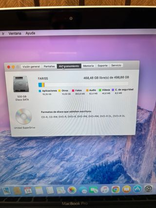 MacBook Pro i5 8GB RAM 500GB