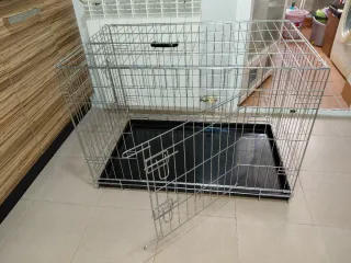 Jaula para perros metálica