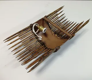 APLIQUE PARED BRUTALISTA. FRANCIA 60S