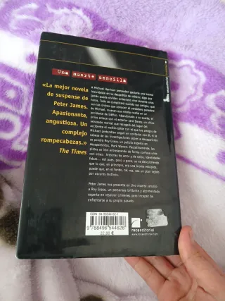 Libro Peter James Una muerte es sencilla