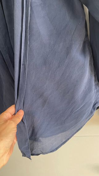 Camisa Zara azul marino