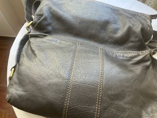 Bolso Cuero Adolfo Dominguez Marrón