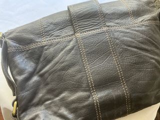 Bolso Cuero Adolfo Dominguez Marrón