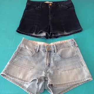 2 Shorts Vaqueros Talla S