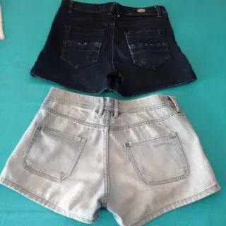 2 Shorts Vaqueros Talla S
