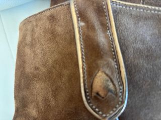 Botas altas de ante marrones