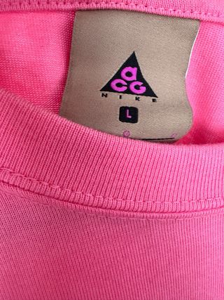 Camiseta Nike ACG manga larga rosa Talla L
