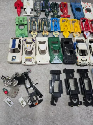 Lote Desguace Scalextric Exin
