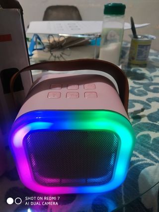 Altavoz Bluetooth Karaoke K12 con Micrófono