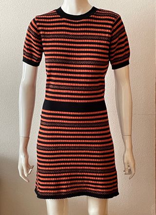 Vestido Zara punto lonea knit