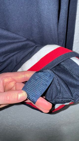 Sudadera Tommy Hilfiger Azul con Rayas