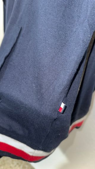 Sudadera Tommy Hilfiger Azul con Rayas
