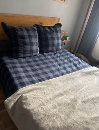 Funda Nórdica Zara Home Franela Cuadros